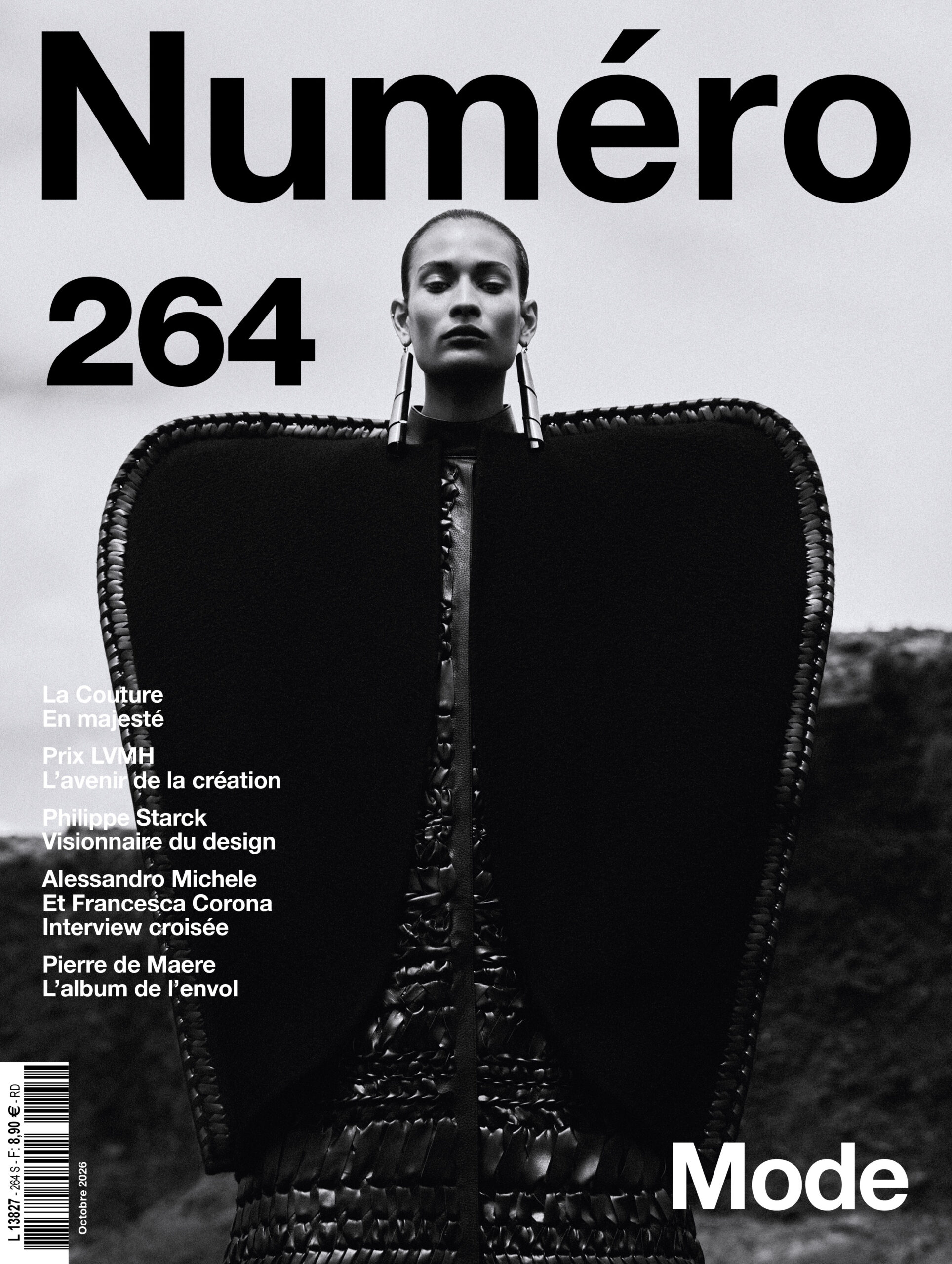Couverture de Numéro 364 avec Mar Gambles en Louis Vuitton, photographiée par Matt Easton